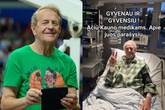 Po žinios apie sveikatos problemas – legendinio V. Mačiulio žinutė iš palatos