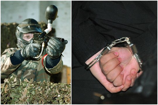 Kėdainių r. girtas vyras iš balkono šaudė dažasvydžio ginklu – atsidūrė ligoninėje