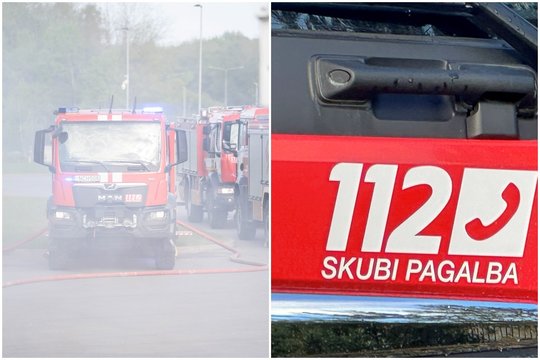 Per gaisrą Telšių r. apdegė du žmonės