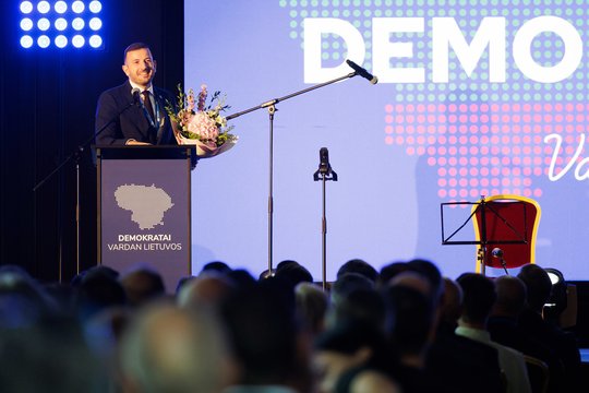 Naujuoju Demokratų sąjungos „Vardan Lietuvos“ pirmininku išrinktas V. Sinkevičius