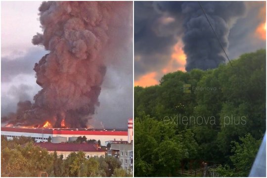 Karas Ukrainoje. Brangiausias Rusijos „skraidantis arsenalas“ krito virš Kursko: sunaikintas retas dronas 