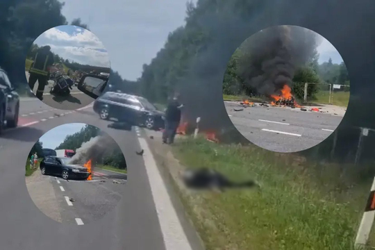 „Via Baltica“ kelyje – dvi skaudžios avarijos, į ligoninę išvežti trys žmonės