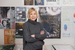Dailininkė grafikė S. Bronickienė: menininkui svarbu „neužpelkėti“