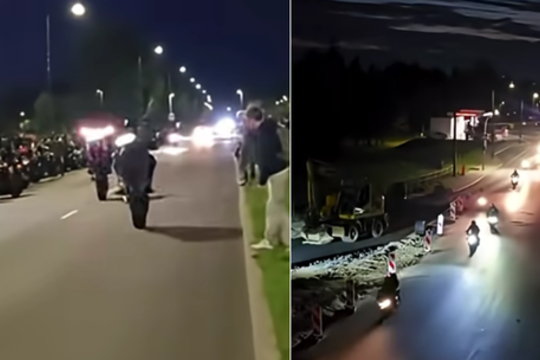 Naktinis motociklininkų suvažiavimas Kaune žmonėms neleido miegoti: policija atsakė, ar fiksavo pažeidimų
