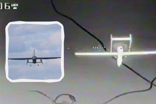 Karas Ukrainoje. Brangiausias Rusijos „skraidantis arsenalas“ krito virš Kursko: sunaikintas retas dronas 