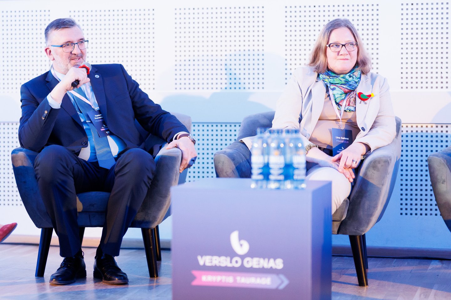 Lrytas konferencija „Verslo genas“: „Kai idėja randa investiciją: tikros Lietuvos verslo istorijos“.<br>T. Bauro nuotr.