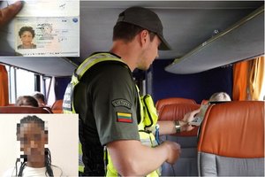 Iš autobuso, važiuojančio į Vokietiją, pasieniečiai išlaipino prancūze apsimesti mėginusią afrikietę