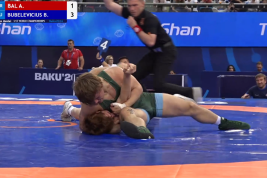 Benediktas Bubelevičius – pasaulio imtynių jaunių čempionato bronzos medalio laimėtojas