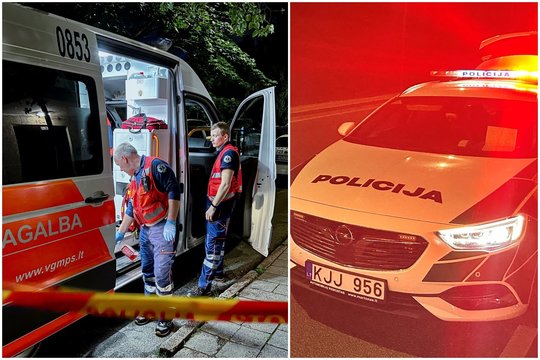 Naktinė drama Vilniaus stoties rajone: peiliu subadytas vyras atbėgo pagalbos į kazino ir netrukus mirė