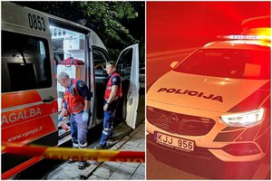 Naktinė drama Vilniaus stoties rajone: peiliu subadytas vyras atbėgo pagalbos į kazino ir netrukus mirė