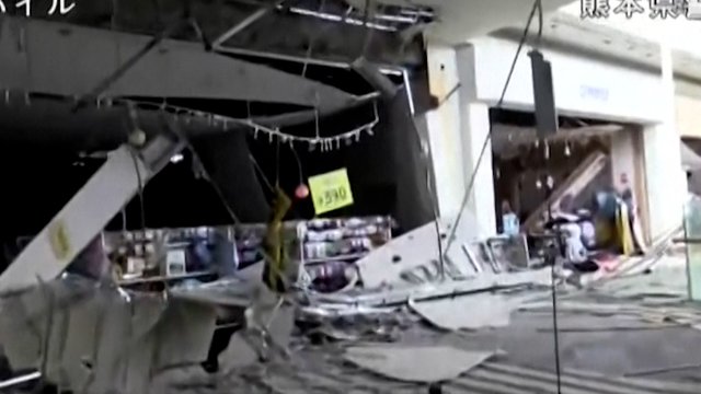 Kameros užfiksavo: žemės drebėjimo Japonijoje padariniai