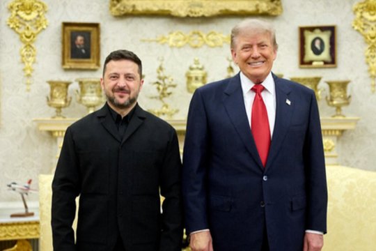 Štai dėl ko susitarė D. Trumpas ir V. Zelenskis: tai – vienintelė veiksminga gynyba nuo Rusijos balistinių raketų