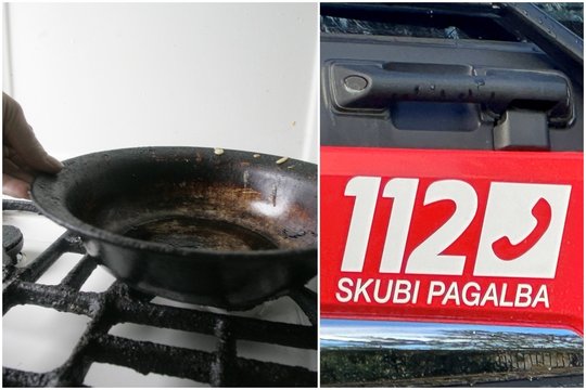 Prisvilus maistui Vilniuje dūmais apsinuodijo vyras – išvežtas į ligoninę