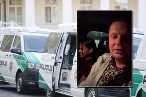 Gyčiui Volkavičiui ir vienai iš jo trijų žmonų iškviesta policija: neslėpė ašarų