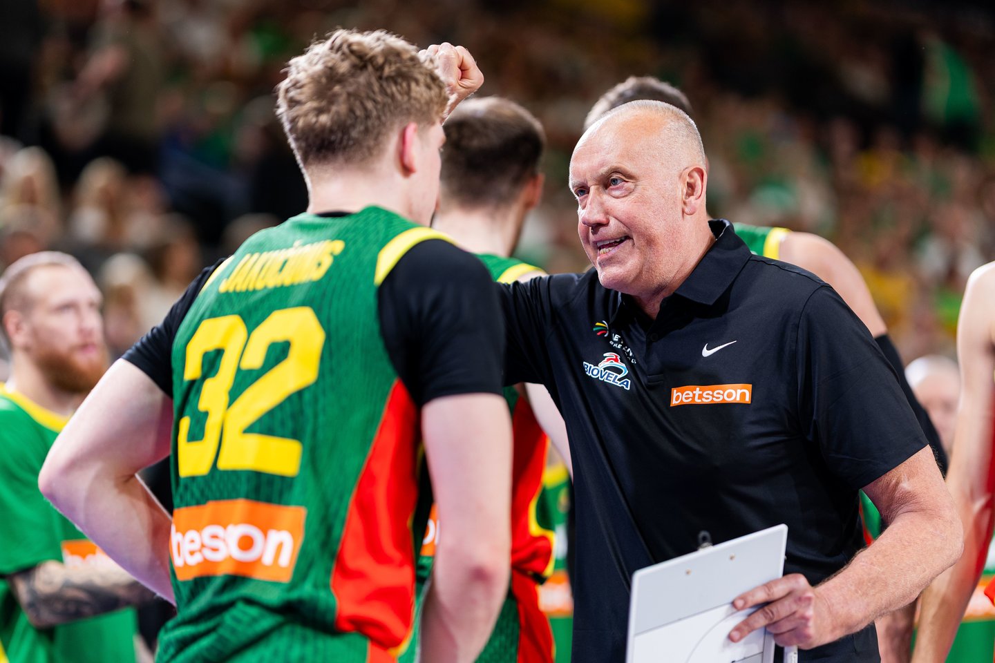Kasparas Jakučionis ir Rimas Kurtinaitis<br>ELTA/Žygimanto Gedvilos nuotr.