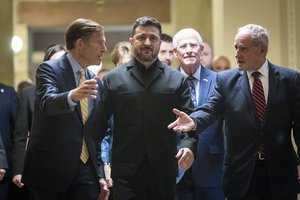 Atskleidė, ko per susitikimą V. Zelenskis prašė D. Trumpo