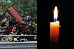 Didelė avarija A1 kelyje prie Kauno: žuvo mergina, yra sužeistų