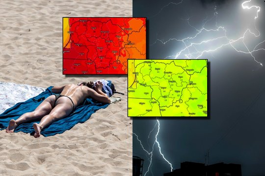 „Gaila, kad trumpam“: po taip lauktos šilumos – smarkios liūtys ir perkūnija