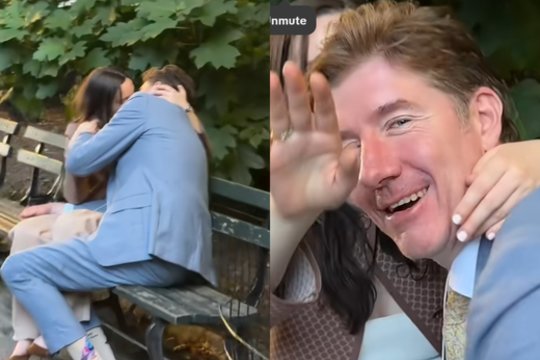 Skandalas: vedęs garsus advokatas užfiksuotas aistringai besibučiuojantis su 16 metų jaunesne kolege 