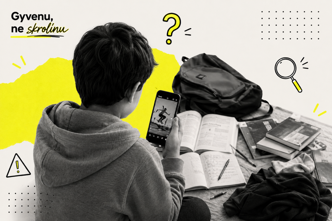 Testas. Ar atpažįstate pirmuosius probleminio interneto naudojimo ženklus? 