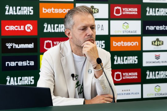 Prieš lemiamą „Žalgirio“ kovą – A. Tapino žinutė sirgaliams