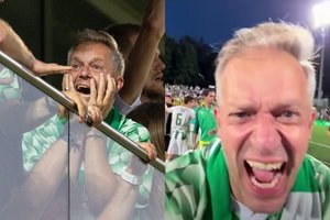 Po neįtikėtino šou – „Žalgirio“ prezidento A. Tapino ekstazė