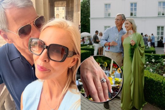 Paryžiuje garsus advokatas A. Pranckevičius pasipiršo 19 metų jaunesnei mylimąjai G. Milerei