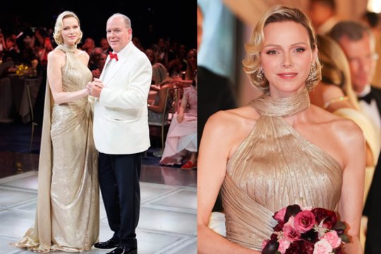 Monako pokylyje – visų dėmesys princesei Charlene: suspindo prabanga