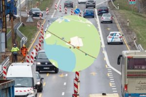 Magistralėje Kauno link – masinė avarija