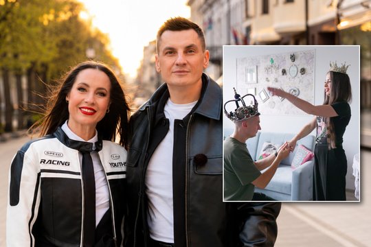 Filmavimo metu – netikėtumas: žinomas laidų vedėjas prieš I. Kazlauskaitę priklaupė ant kelio