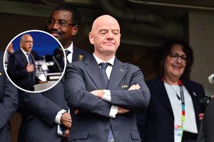 Nuo G. Infantino atsitraukusi dešinioji ranka negailestingai kirto FIFA prezidentui
