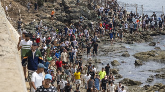 Migrantų antplūdis į Seutą: dauguma jų jau sugrįžo į Maroką