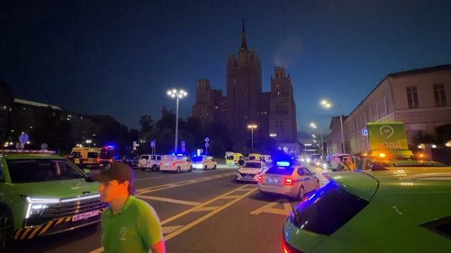 Maskvos restoraną sudrebino teroro aktas: įvykio vietą apsupo pareigūnai