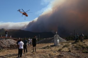 Graikijoje – „katastrofinis gaisras“: nuniokota pakrantė netoli Atėnų