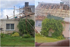 Po gamtos šėlsmo – sukrėstas Lietuvos kaimas: plinta baisūs vaizdai