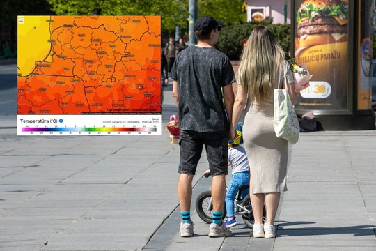 Po audringo savaitgalio – orų karuselė: termometro stulpelis šokinės aukštyn ir žemyn
