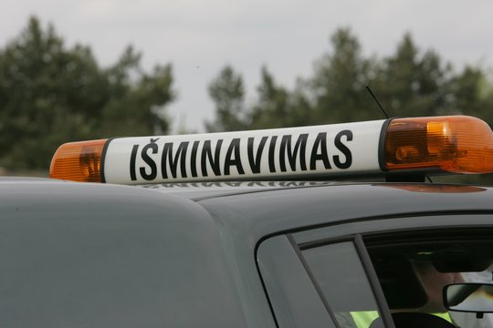 Vilkaviškio rajone rasta minosvaidžio mina