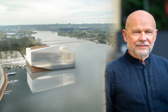 Vienas ryškiausių šalies architektų ir M. K. Čiurlionio koncertų centro projekto autorius Rolandas Palekas: „Kaunas yra vienareikšmis moderniosios Lietuvos centras“