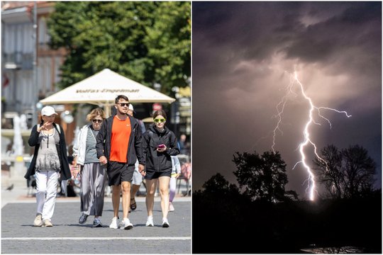 Sinoptikas siunčia aiškų signalą: po karščio – staigūs orų pokyčiai