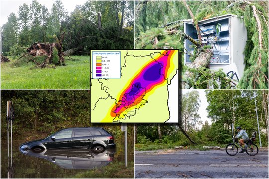 Paaiškėjo daugiau detalių apie Vilnių nusiaubusią audrą: tai buvo ne viesulas