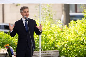K. Budrys sako esantis nusiteikęs pozityviai dėl amerikiečių karių buvimo Lietuvoje