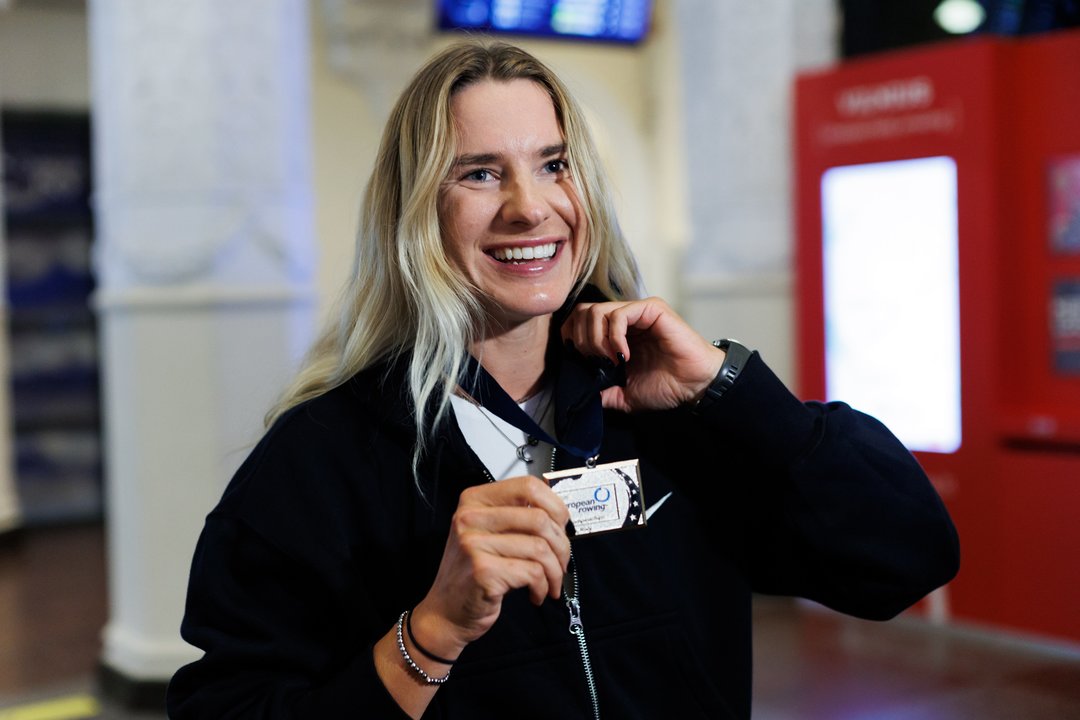 Europos čempionate sidabrą iškovojusi V. Senkutė grįžo į Lietuvą
