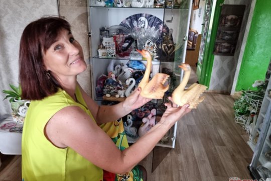 Rokiškietės namuose – daugiau kaip 3 tūkst. gulbių: „Vyras rūko, o aš leidžiu pinigus kitur“