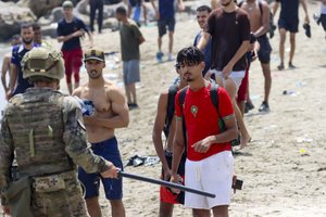 Ispanija: iš 72 tūkst. į Seutą atvykusių migrantų 70 tūkst. jau grįžo į Maroką