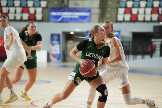 Lietuvos 18-metės patyrė pirmąjį pralaimėjimą Europos čempionate