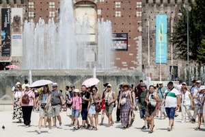 Italija visuose 27 didžiuosiuose miestuose skelbia aukščiausią karščio pavojaus lygį