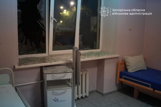 Karas Ukrainoje. Rusai atakavo vaikų ligoninę Zaporižioje