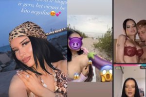 „OnlyFans“ žvaigždei Gerdai Bieliauskaitei ir Saprei aistra liejasi per kraštus: mylėjosi paplūdimyje? 