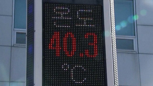 Pietų Korėja išgyvena vieną stipriausių karščio bangų istorijoje: nuo kaitros slepiasi net po žeme