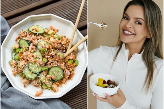 Lašišos salotos pagal dietistę I. Trusovę: nereikalauja daug laiko ar sudėtingų ingredientų